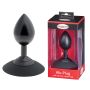 MALESATION Alu-Plug with suction cup large, black - 2