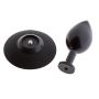 MALESATION Alu-Plug with suction cup large, black - 4