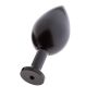 MALESATION Alu-Plug with suction cup large, black - 5