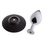 MALESATION Alu-Plug with suction cup large, chrome - 4