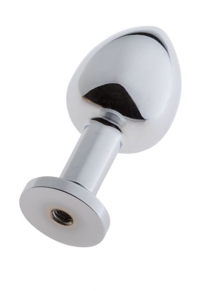 MALESATION Alu-Plug with suction cup small, chrome - 4