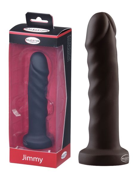 Silikonowe miękkie dildo mocna przyssawka 16 cm