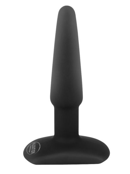 Silikonowy gładki korek analny zatyczka plug 11 cm - 2