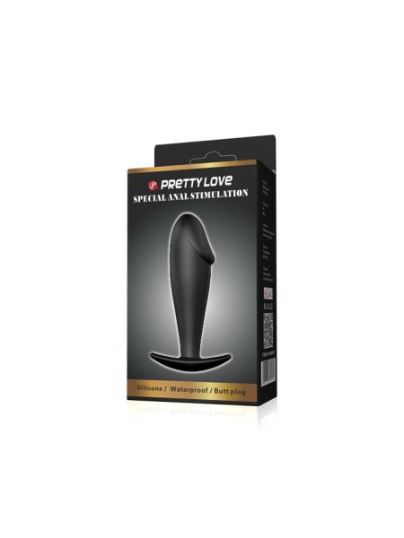 Mały korek analny jak mini penis plug silikon 10cm - 6