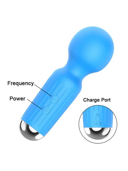 Mały masażer łechtaczki body wand Rechargeable Mini Massager - 4