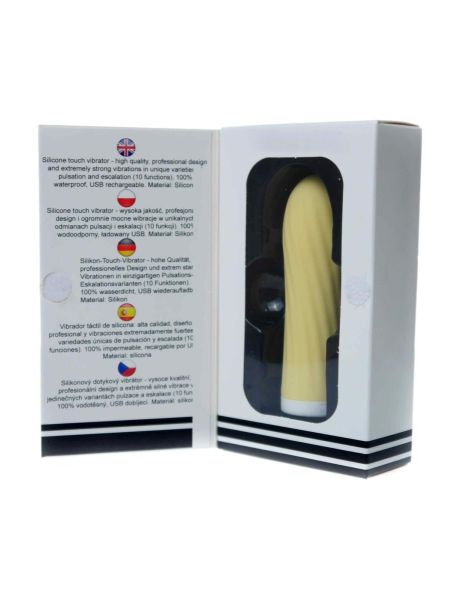 Mały mini wibrator Rechargeable Silicone Touch Vibrator - 3