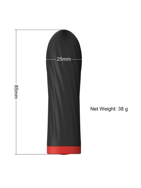 Mały mini wibrator Rechargeable Silicone Touch Vibrator - 6