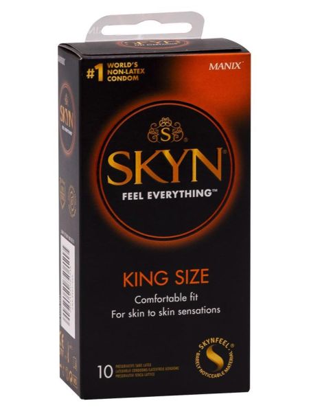 Prezerwatywy bez lateksu XL Skyn King Size 10 szt