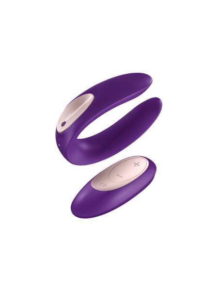 Masażer dla par sterowany pilotem satisfyer double plus