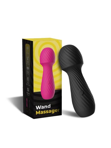 Mini masażer do łechtaczki ciała body wand Dazzle Black