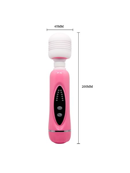 Masażer łechtaczki body wand różdżka z nakładkami - 6