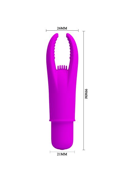 Masażer łechtaczki mini wibrator sex 12 trybów 9cm - 6