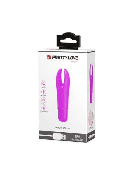 Masażer łechtaczki mini wibrator sex 12 trybów 9cm - 10