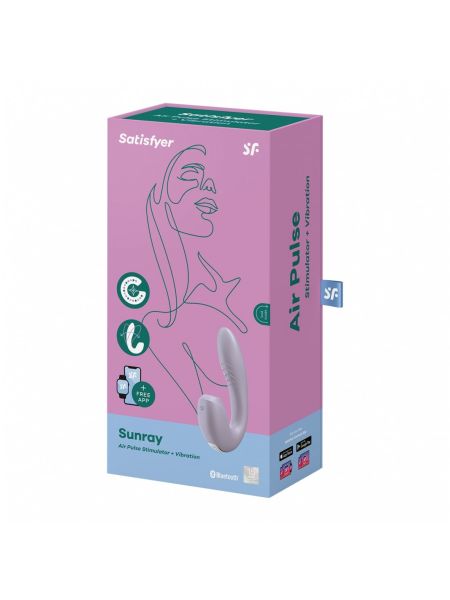 Wibrator króliczek do punktu g i łechtaczki Satisfyer Sunray - 6