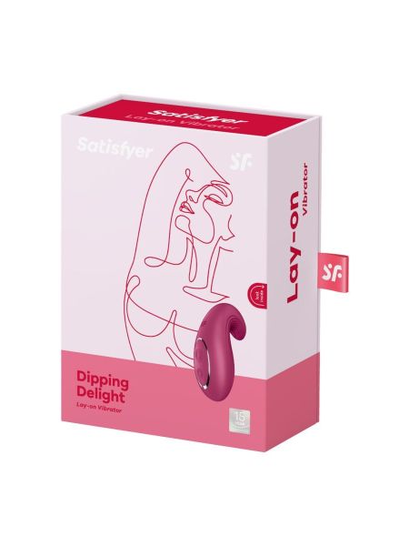 Masażer łechtaczki Satisfyer Dipping Delight Berry - 4