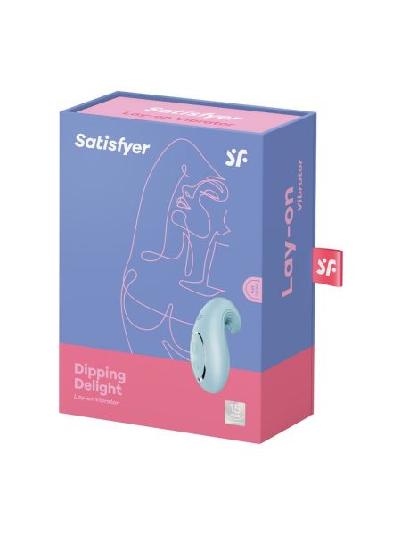 Masażer łechtaczki Satisfyer Dipping Delight Blue - 4