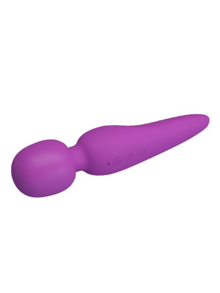 Masażer łechtaczki sex różdżka mocna ładowana 21cm - 3