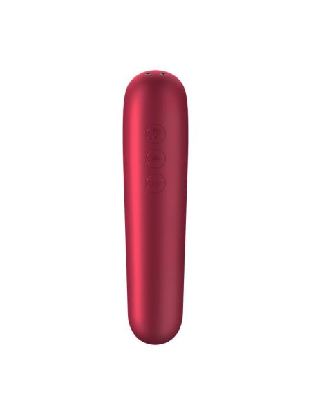 Bezdotykowy masażer łechtaczki z aplikacją satisfyer dual love - 4