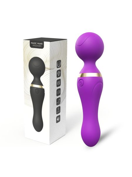 Masażer łechtaczki i ciała różdżka body wand Freeza Purple - 5