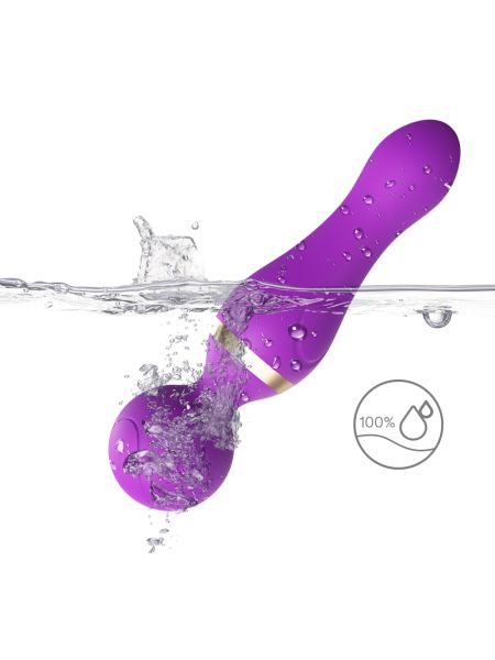 Masażer łechtaczki i ciała różdżka body wand Freeza Purple - 2