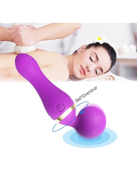 Masażer łechtaczki i ciała różdżka body wand Freeza Purple - 3