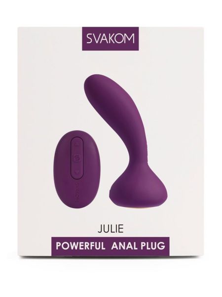 Masażer prostaty i punktu G Svakom Julie Violet