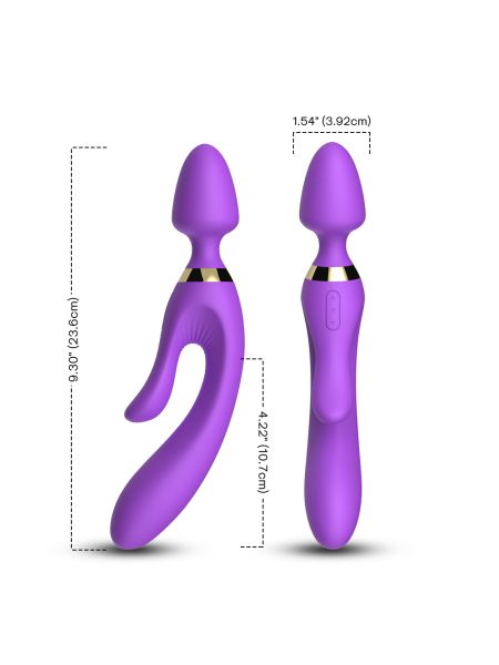 Masażer różdżka wibrator królik 9 trybów 23 cm sex - 7