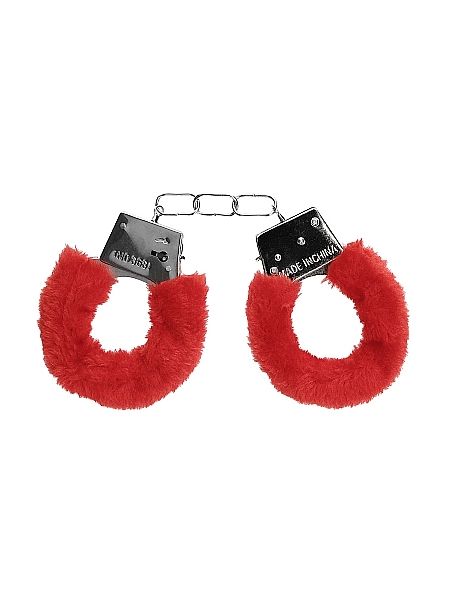 Beginner"s Handcuffs Furry - Red - 7