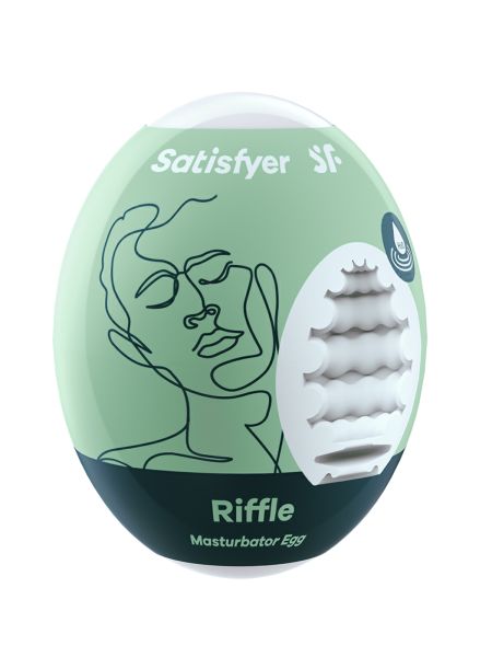 Masturbator żelowe jajeczko Satisfyer riffle sex