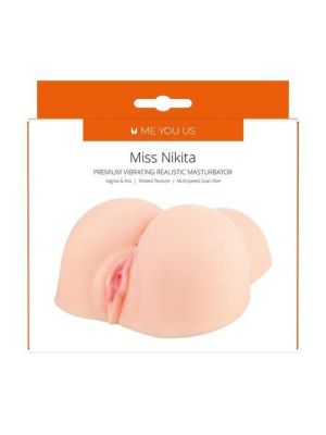 Masturbator- Me You Us Miss Nikita Premium Vibrating Realistic Masturbator Flesh