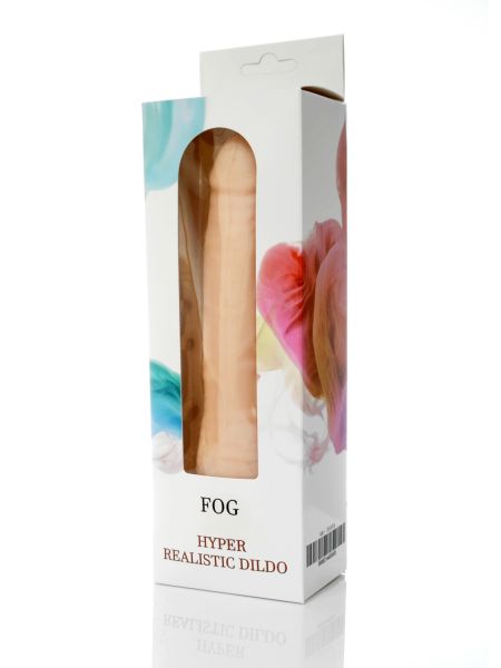 Mięciutki penis cyberskóra przyssawka dildo 19cm - 2