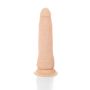 Mięciutki penis cyberskóra przyssawka dildo 19cm - 5