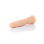 Mięciutki penis cyberskóra przyssawka dildo 19cm - 8