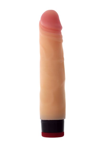 Miękki w dotyku wibrator realistyczny penis 18cm - 2