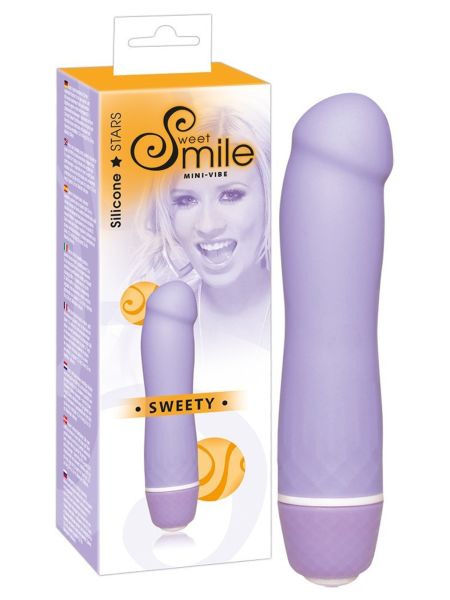 Mini penis wibrator sex masażer dla kobiet 12cm - 2