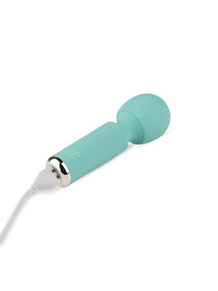 Mini Vibe Wand Vibrator - Aqua - 5