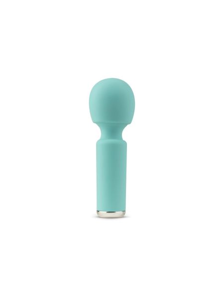 Mini Vibe Wand Vibrator - Aqua - 7