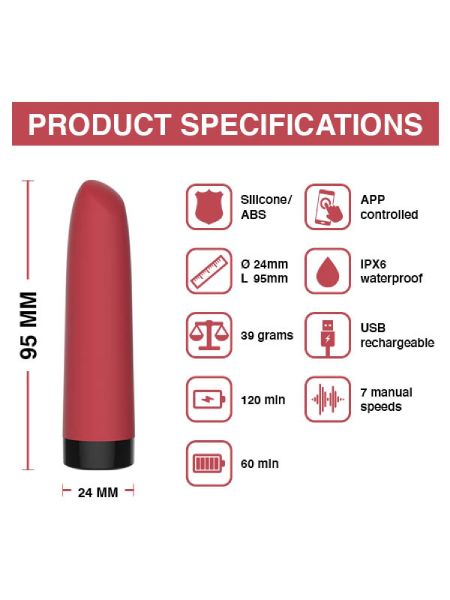 Mini wibrator Awaken App Controlled Mini Vibrator - 6