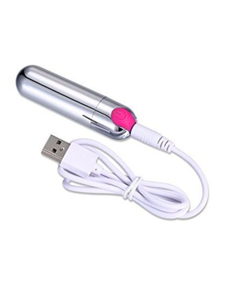 Mini wibrator mały sex masażer 7cm 10 trybów usb - 4