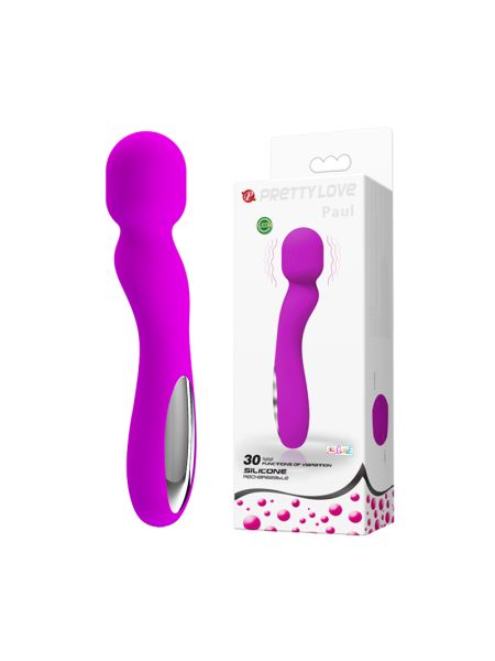 Masażer wibrator łechtaczki body wand Pretty Love Paul - 4