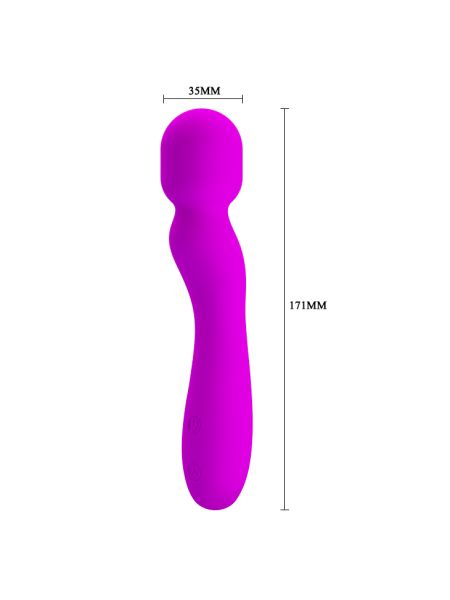 Masażer wibrator łechtaczki body wand Pretty Love Paul - 5