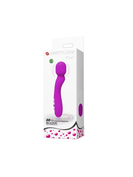 Masażer wibrator łechtaczki body wand Pretty Love Paul - 9