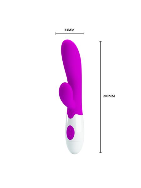 Mocny wibrator punkt g łechtaczka 30trybów 20cm - 7