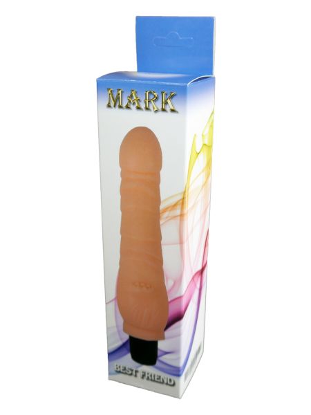 Mocny wibrator realistyczny kształt sex 21 cm - 2