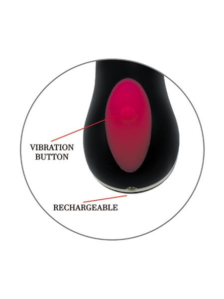 Mocny wibrator regulowana rotacja i wibracje 27 cm - 8