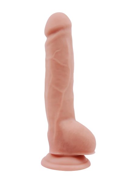 Dildo duże żylaste penis z mocną przyssawką 23 cm - 2