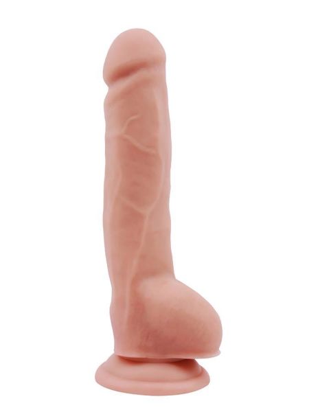 Dildo duże żylaste penis z mocną przyssawką 23 cm - 3