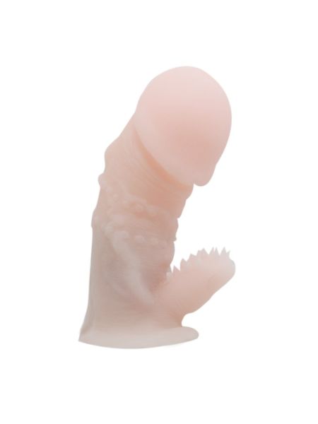 Nakładka na penisa z cyberskóry realistyczna 13cm