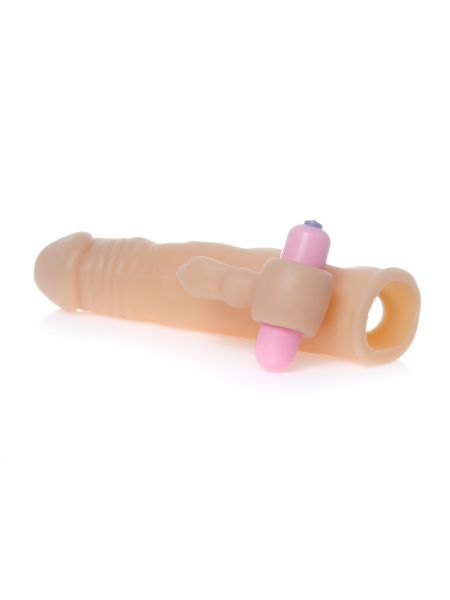 Nakładka przedłużająca penisa sex wibracje 18cm - 5