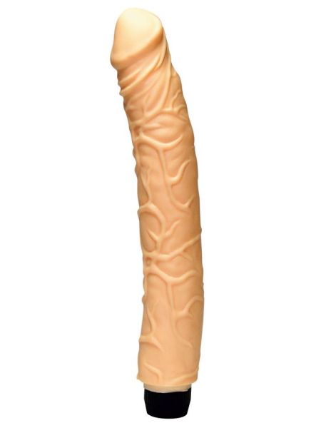 Naturalny długi penis wibrator realistyczny 31cm - 3